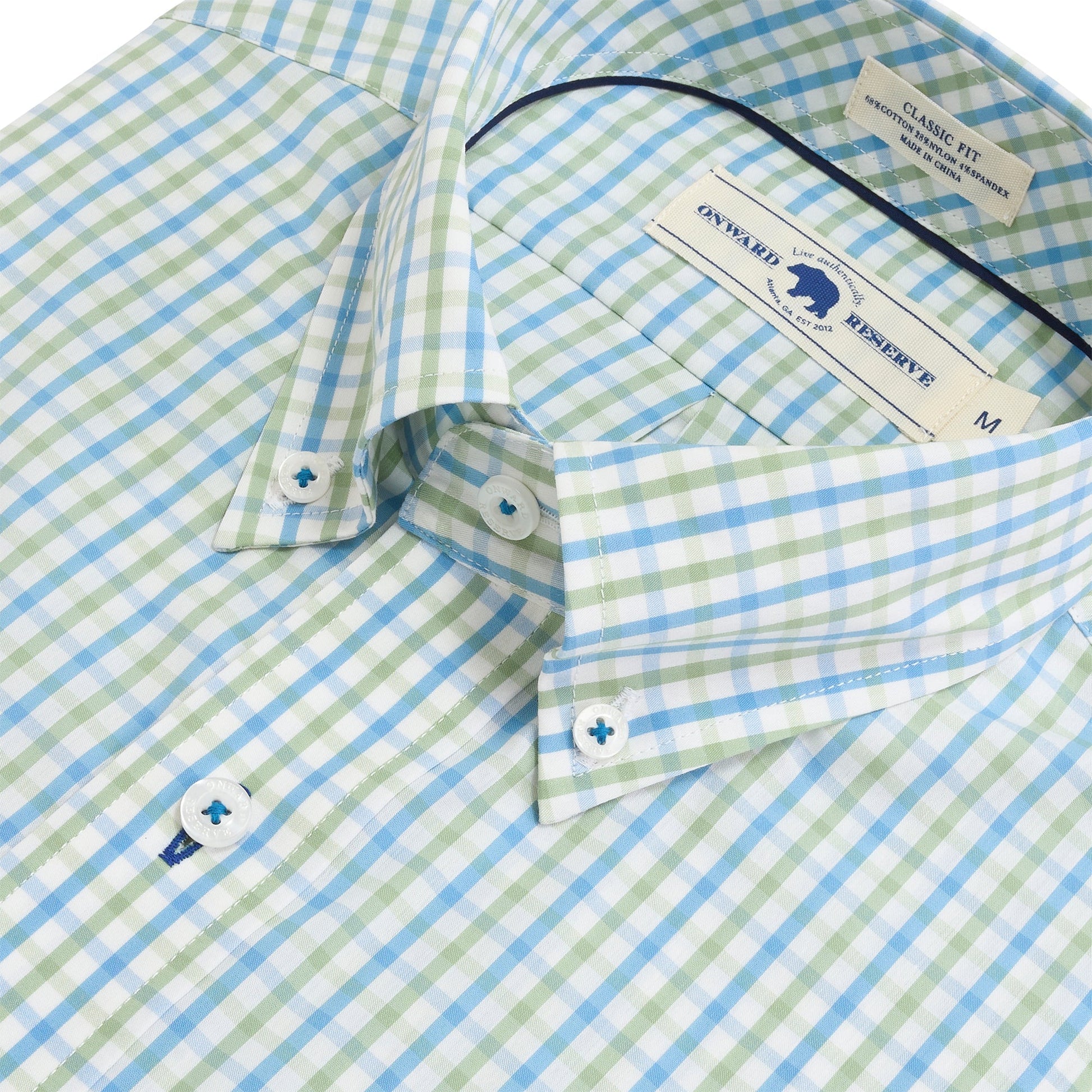 Onward Reserve Sinclair Classic Fit Quad Button Down