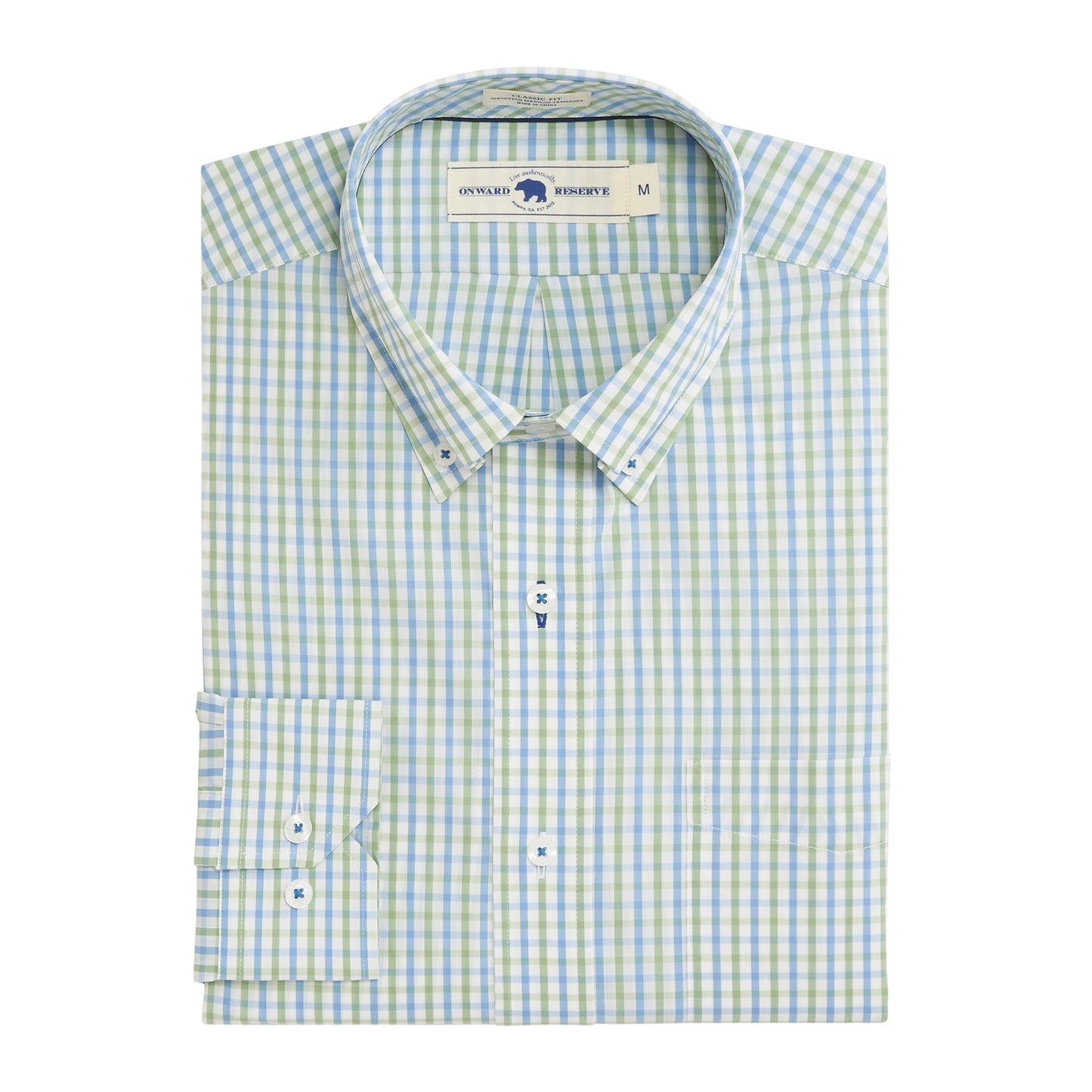 Onward Reserve Sinclair Classic Fit Quad Button Down