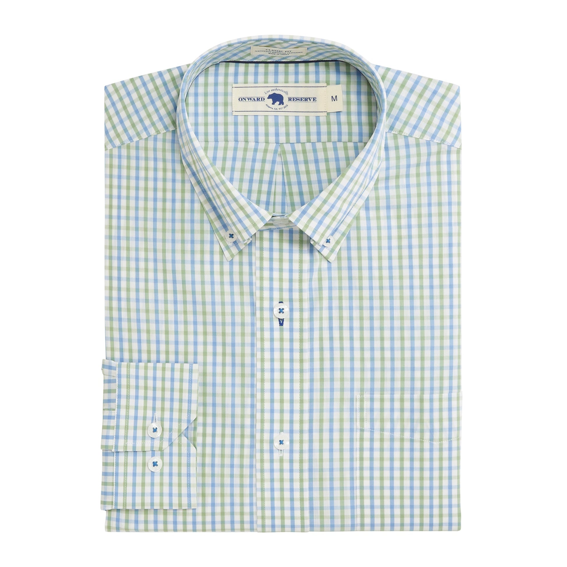 Onward Reserve Sinclair Classic Fit Quad Button Down