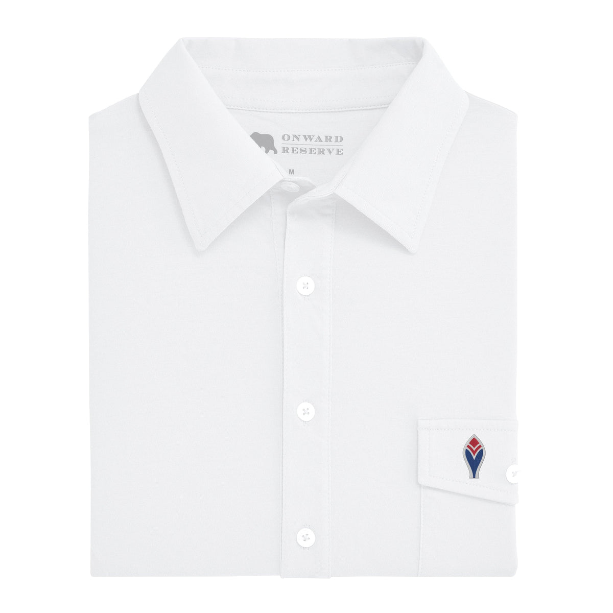 Onward Reserve Cooperstown Feather Old School Polo - White
