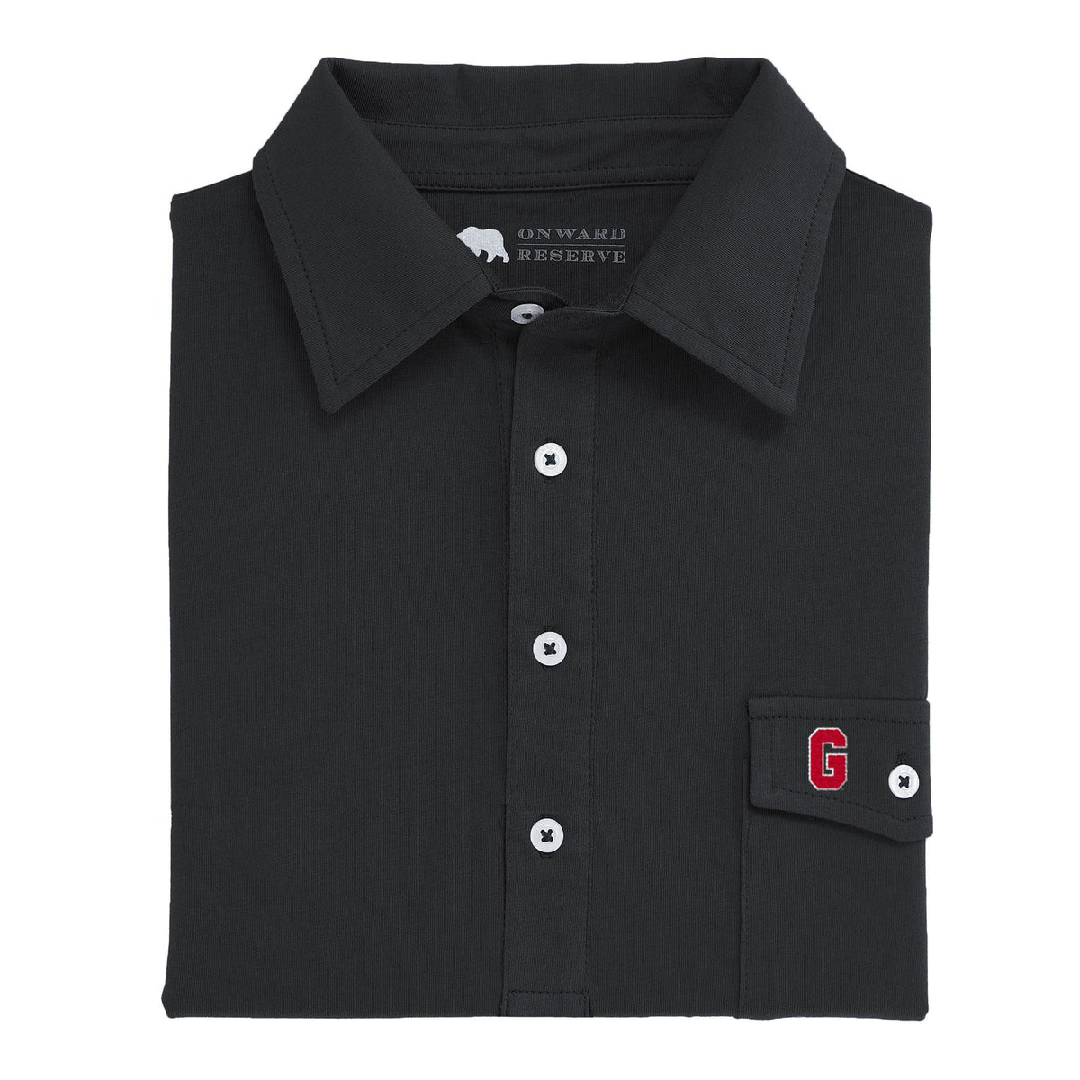 Onward Reserve UGA Vintage G Old School Polo - Black