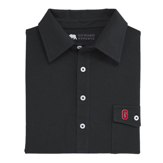 Onward Reserve UGA Vintage G Old School Polo - Black