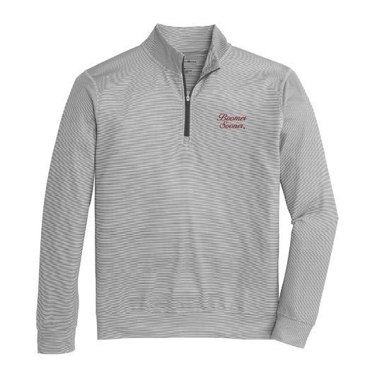 Onward Reserve Oklahoma Boomer Sooner Vintage Script Hairline Stripe Printed Performa