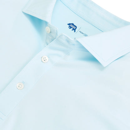 Onward Reserve Solid Performance Pique - Delicate Blue