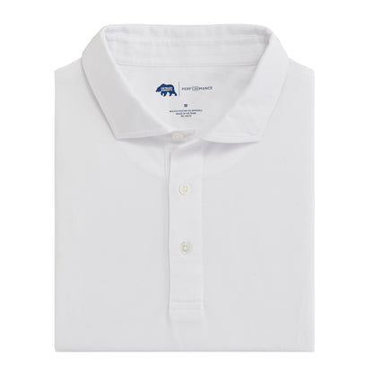 Onward Reserve Solid Performance Pique Polo - White