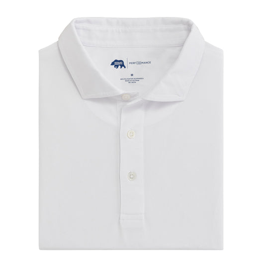 Onward Reserve Solid Performance Pique Polo - White
