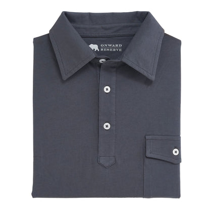 Onward Reserve Old School Polo - Ombre Blue