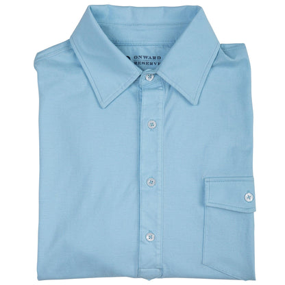 Onward Reserve Old School Polo - Blue Fog