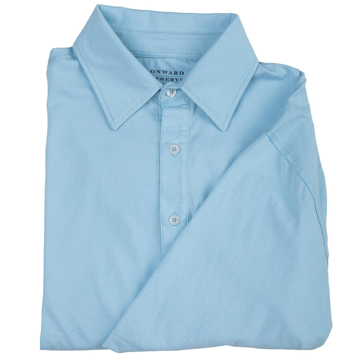 Onward Reserve Old School Polo - Blue Fog