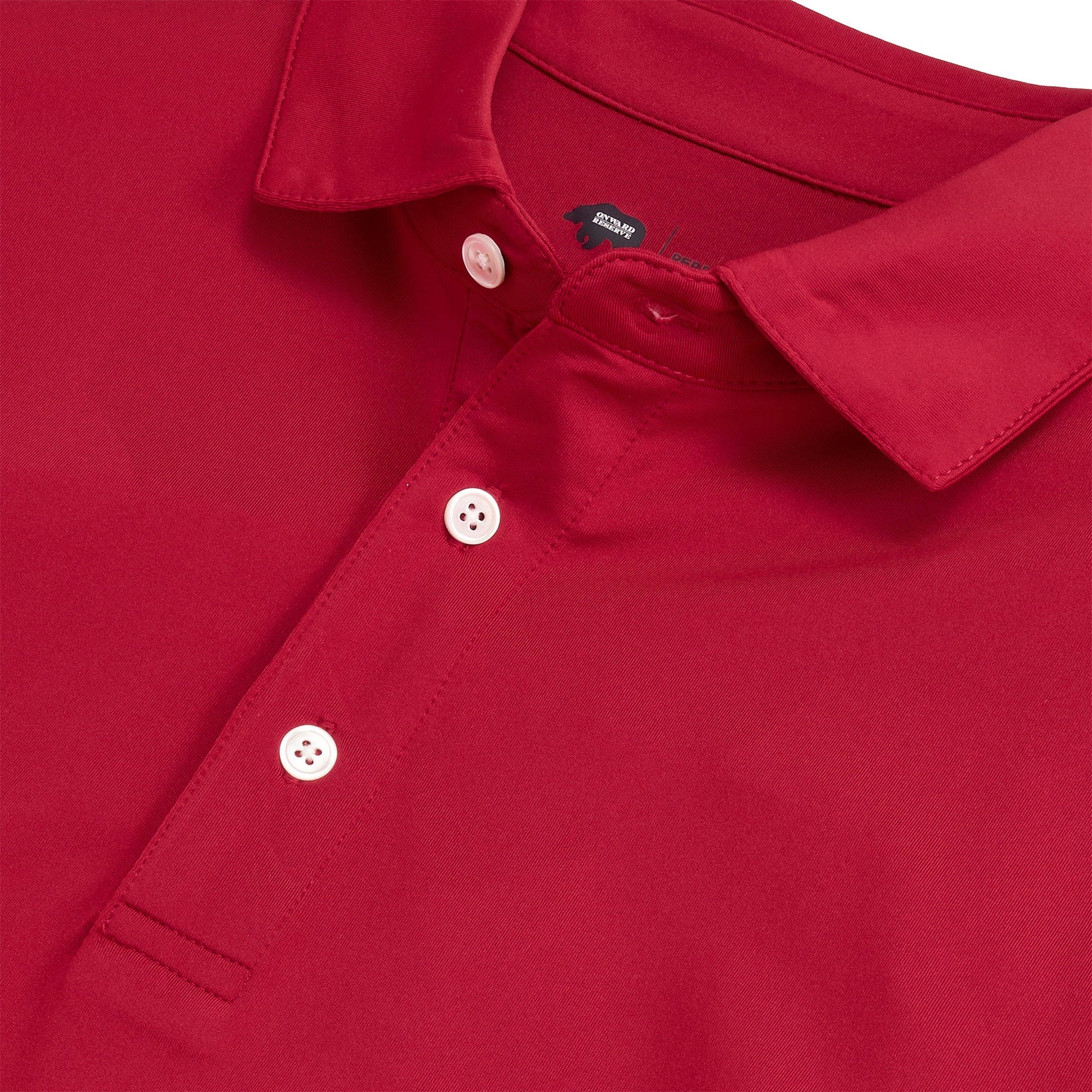 Onward Reserve Solid Performance Polo - Crimson