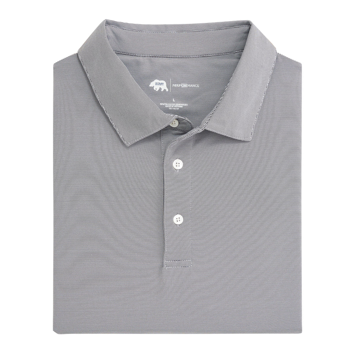 Onward Reserve Hairline Stripe Performance Polo - Nine Iron