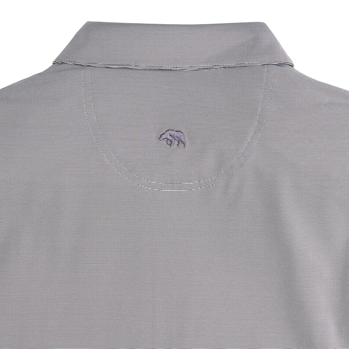 Onward Reserve Hairline Stripe Performance Polo - Nine Iron