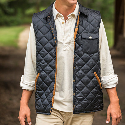 Onward Reserve Stretch Cord Half Button Shirt - Cream