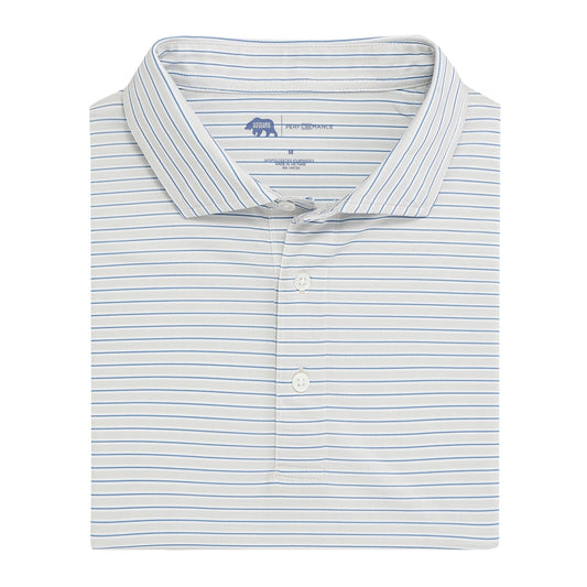 Onward Reserve Match Stripe Performance Pique Polo