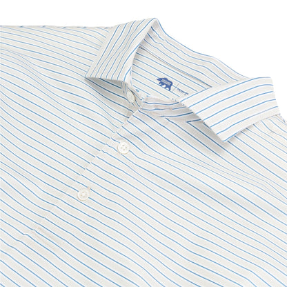 Onward Reserve Match Stripe Performance Pique Polo