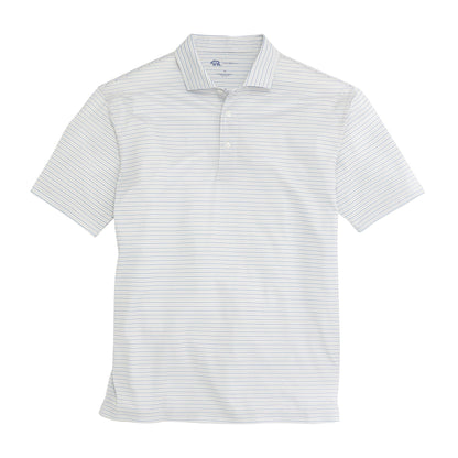Onward Reserve Match Stripe Performance Pique Polo