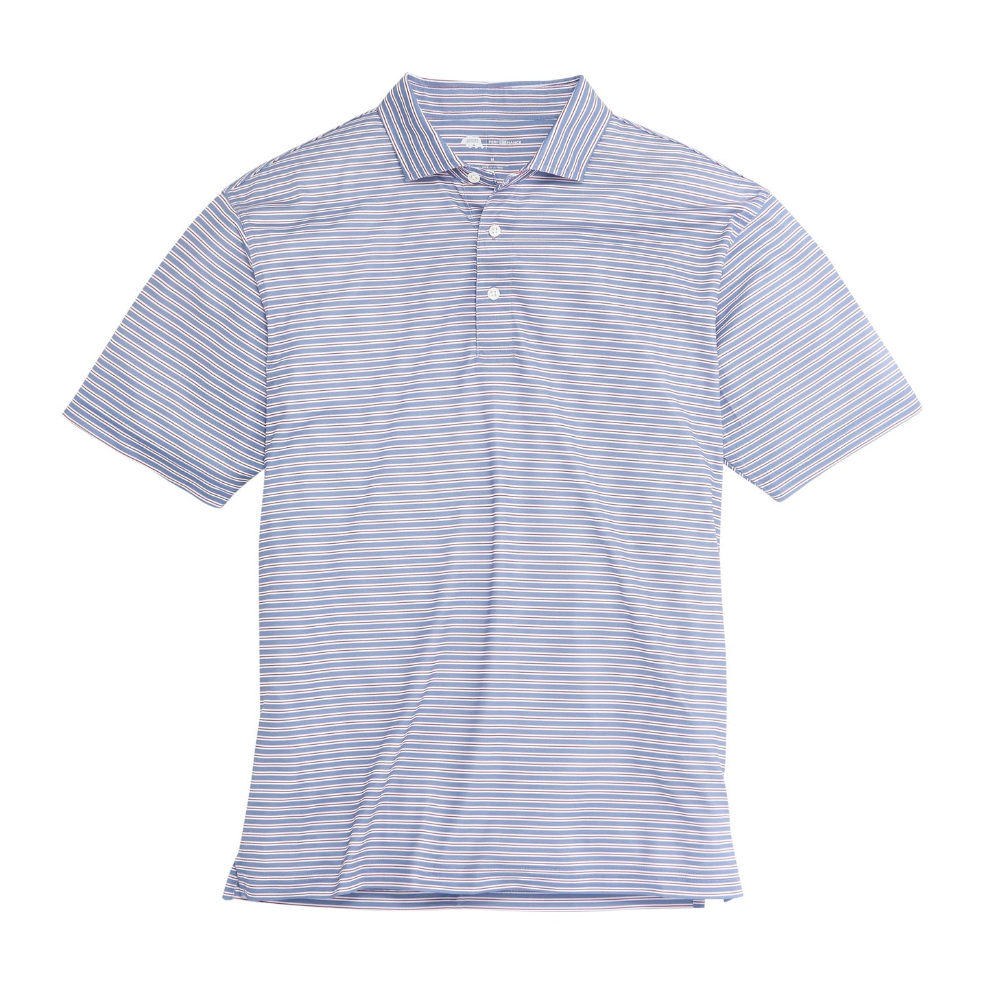 Onward Reserve Match Stripe Performance Pique Polo