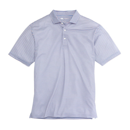 Onward Reserve Match Stripe Performance Pique Polo