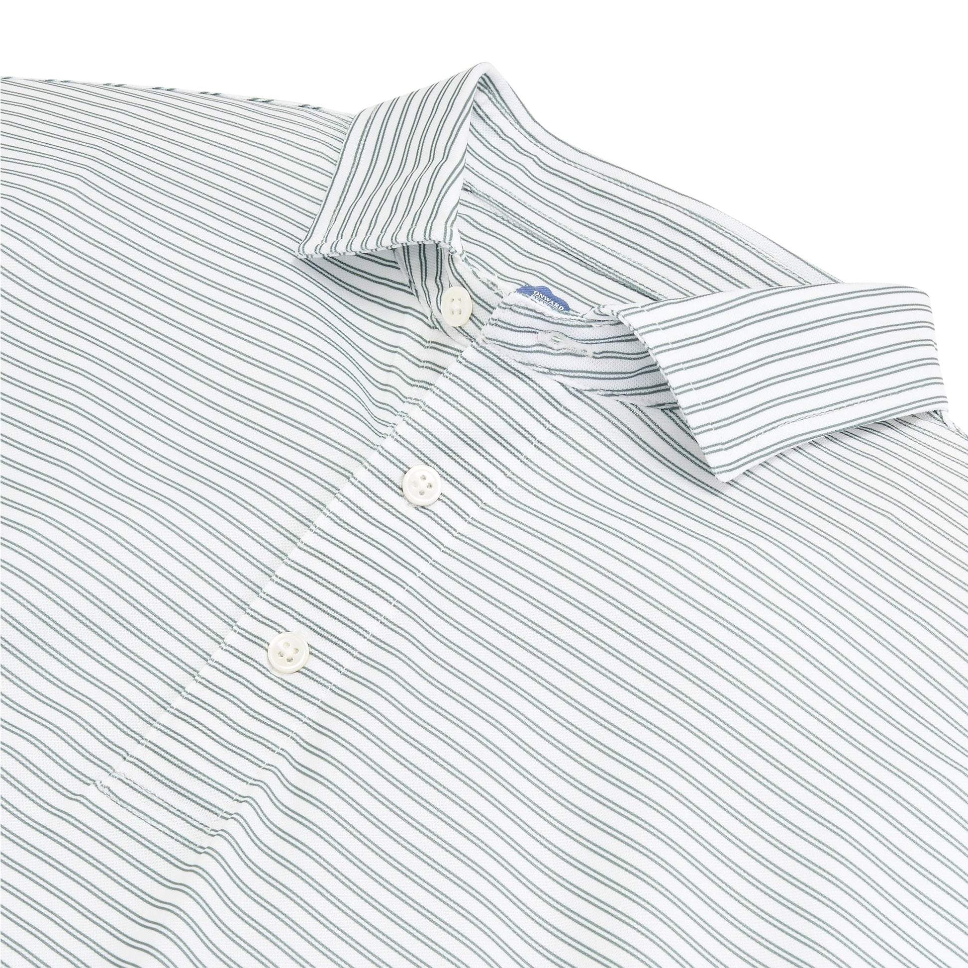Onward Reserve Pairing Stripe Performance Pique Polo