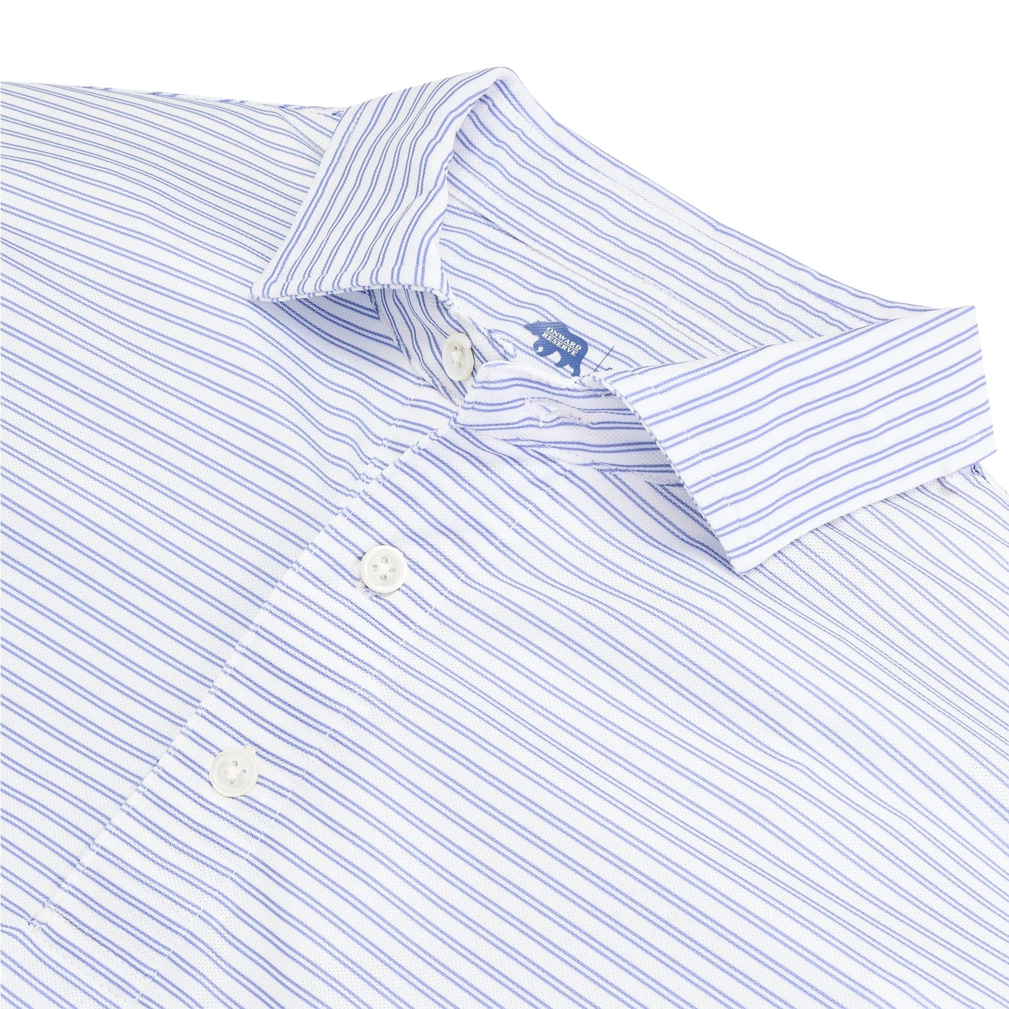 Onward Reserve Pairing Stripe Performance Pique Polo