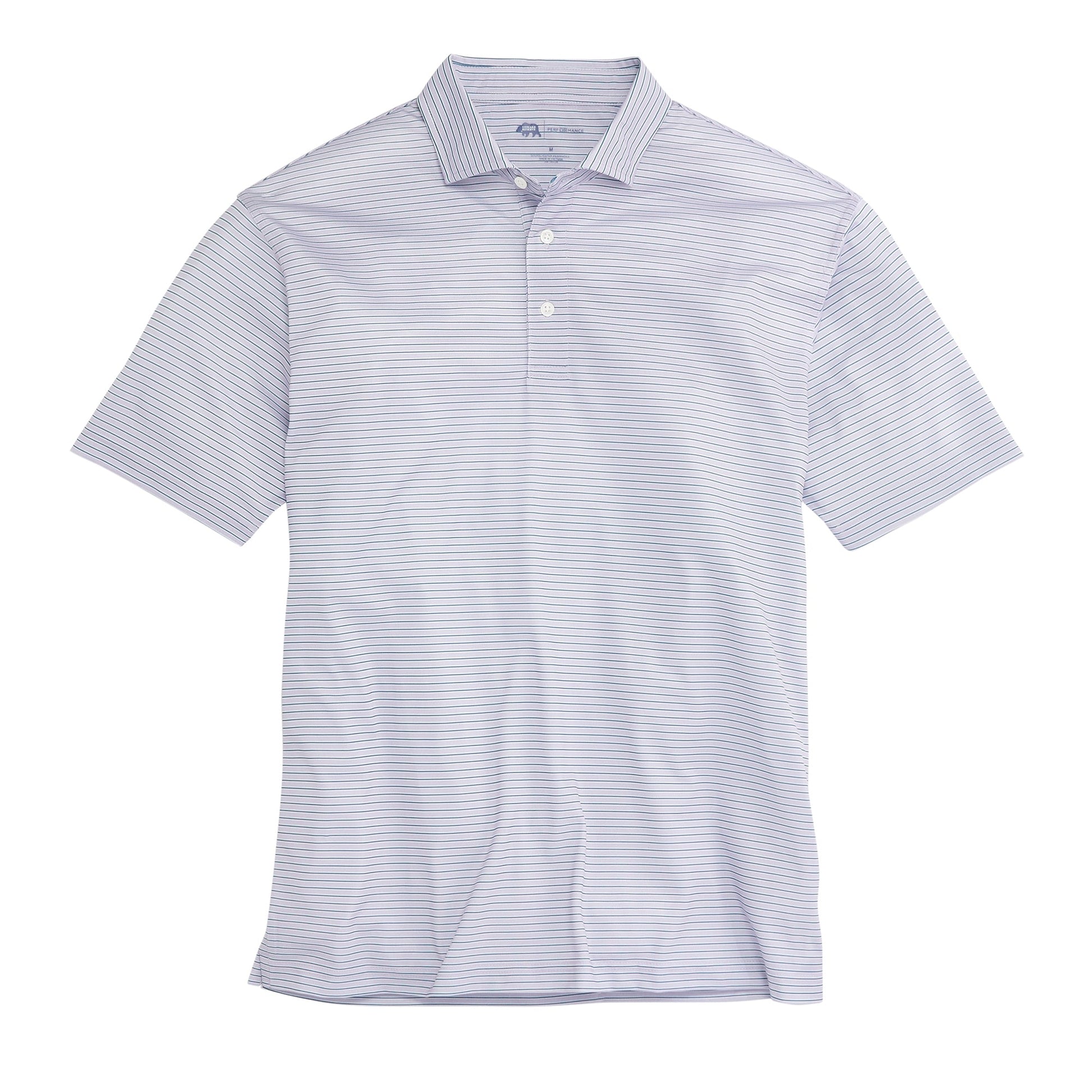 Onward Reserve Trophy Stripe Performance Pique Polo