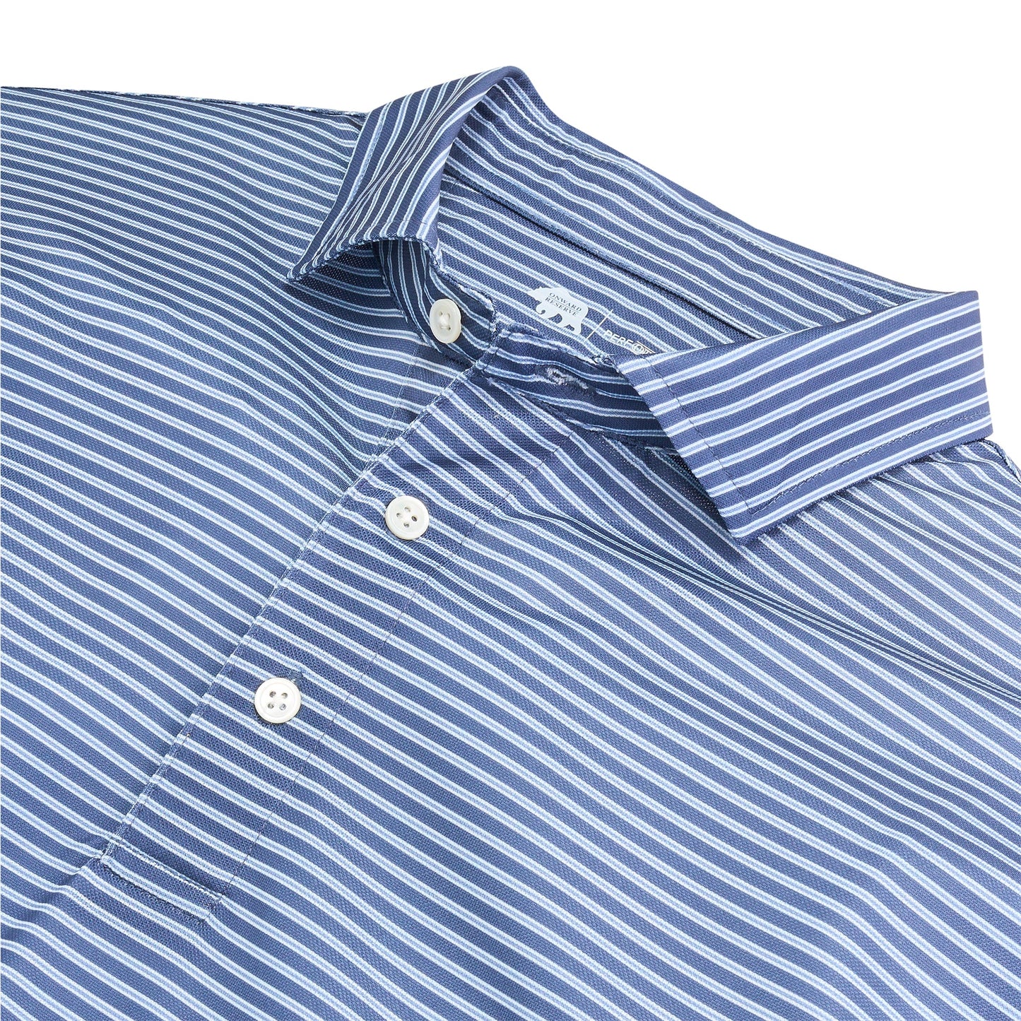 Onward Reserve Trophy Stripe Performance Pique Polo