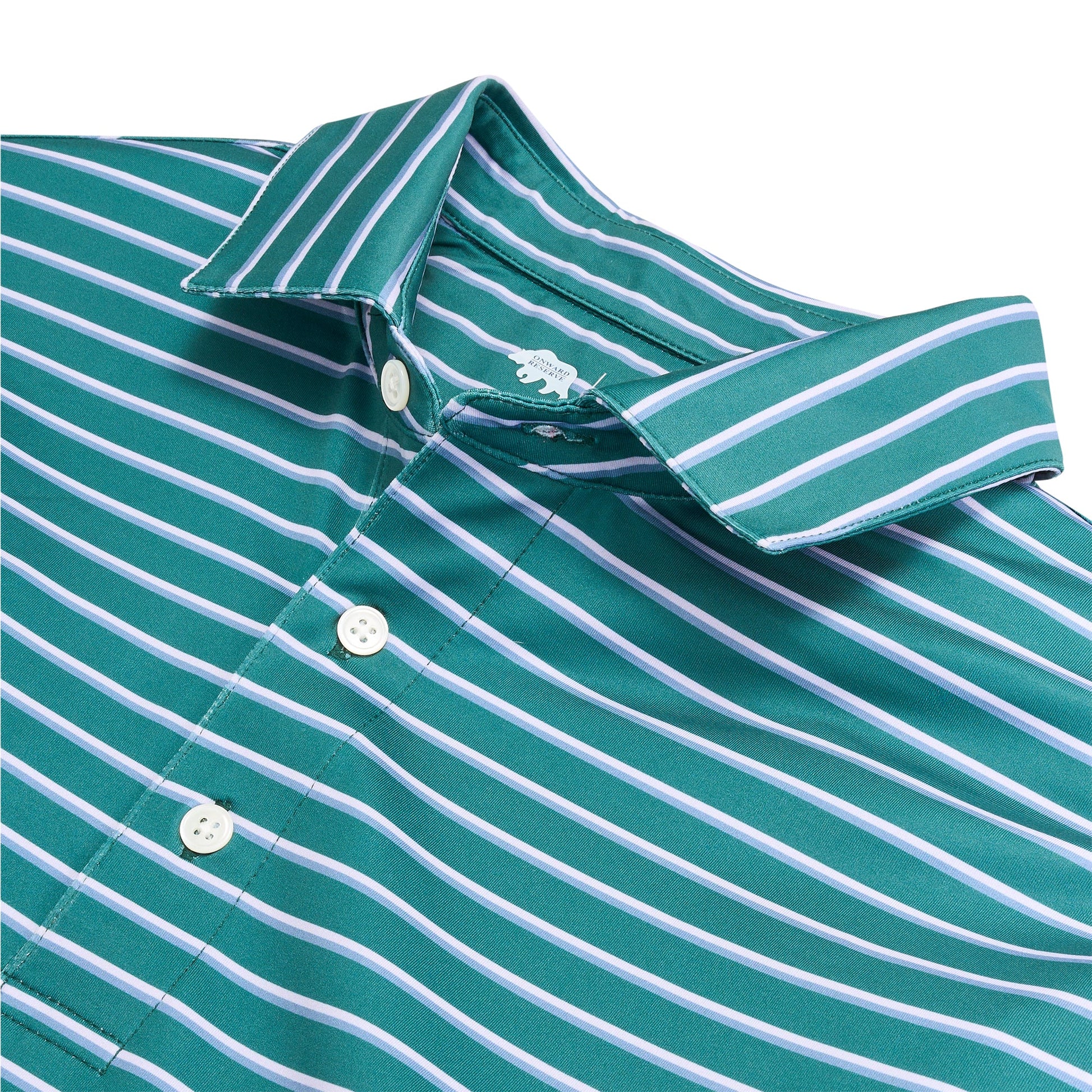 Onward Reserve Fairway Stripe Performance Polo