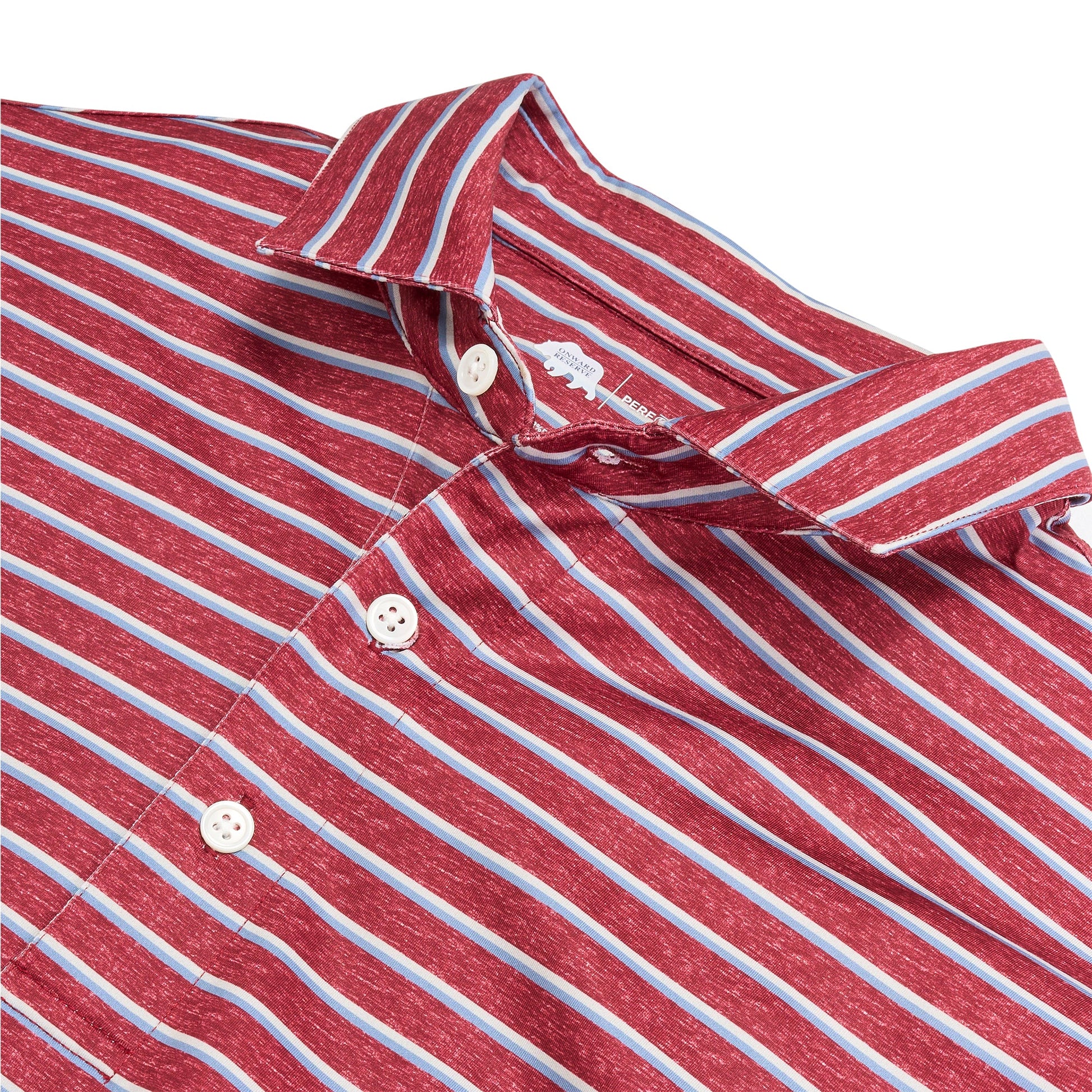 Onward Reserve Fairway Stripe Performance Polo