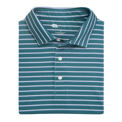 Onward Reserve Fairway Stripe Performance Polo