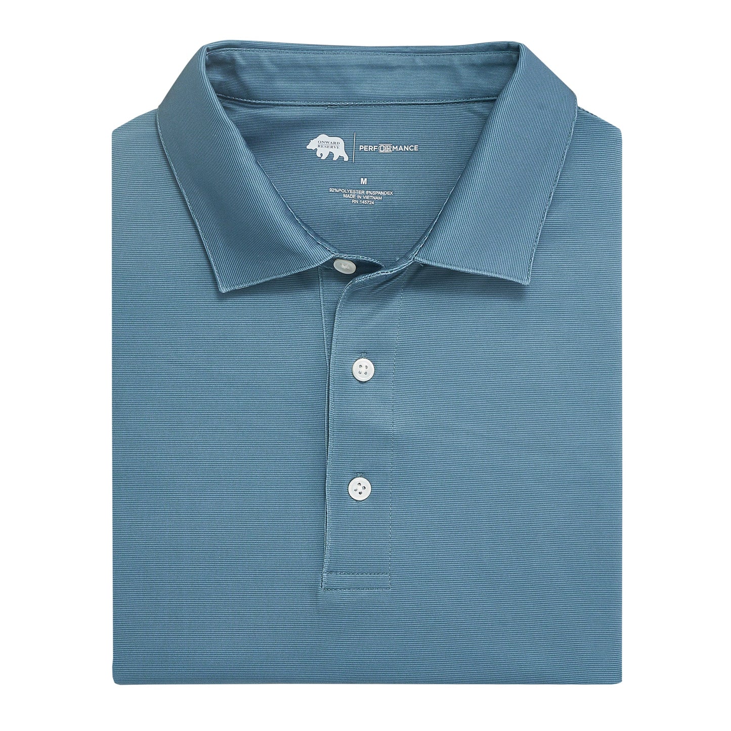 Onward Reserve Hairline Stripe Performance Polo
