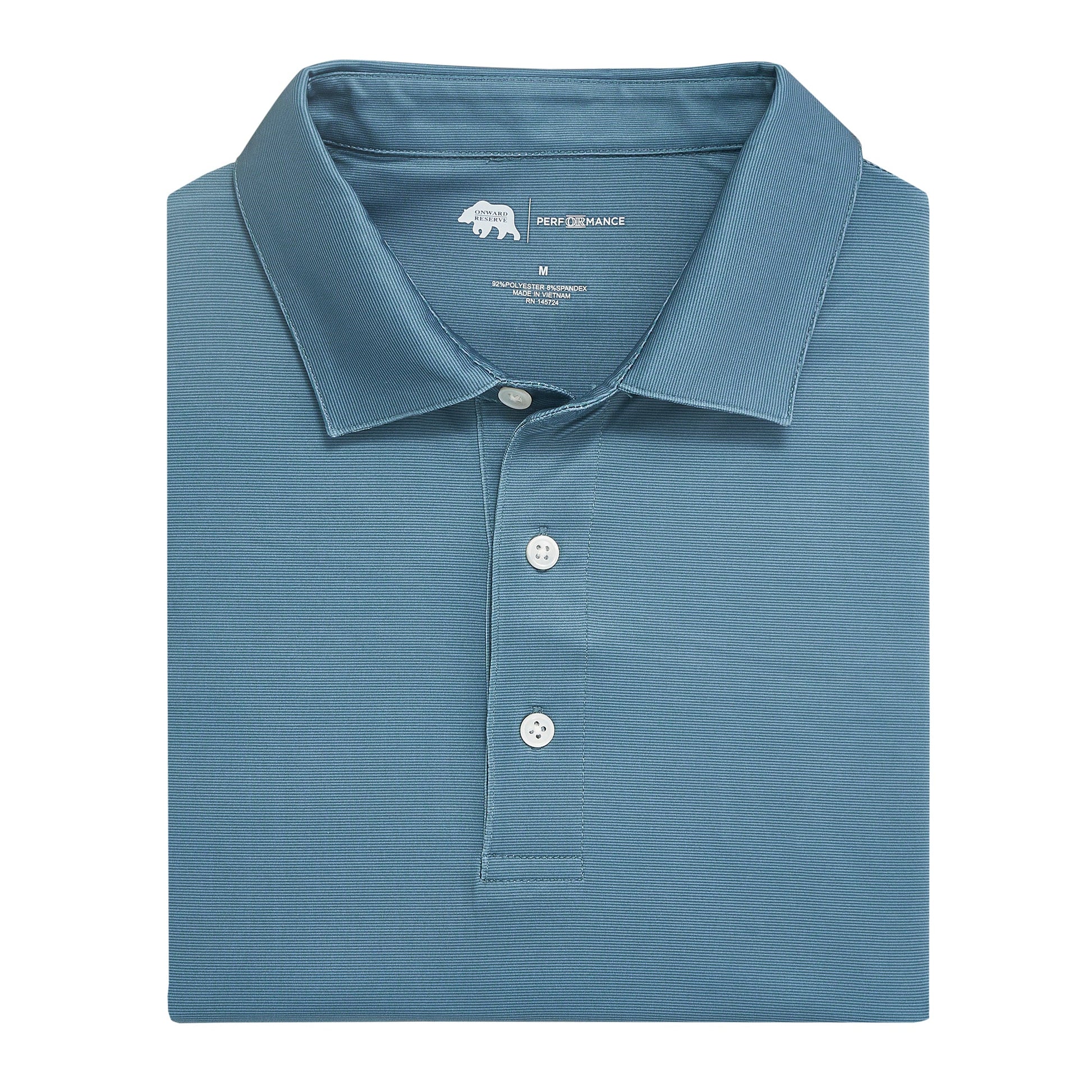 Onward Reserve Hairline Stripe Performance Polo