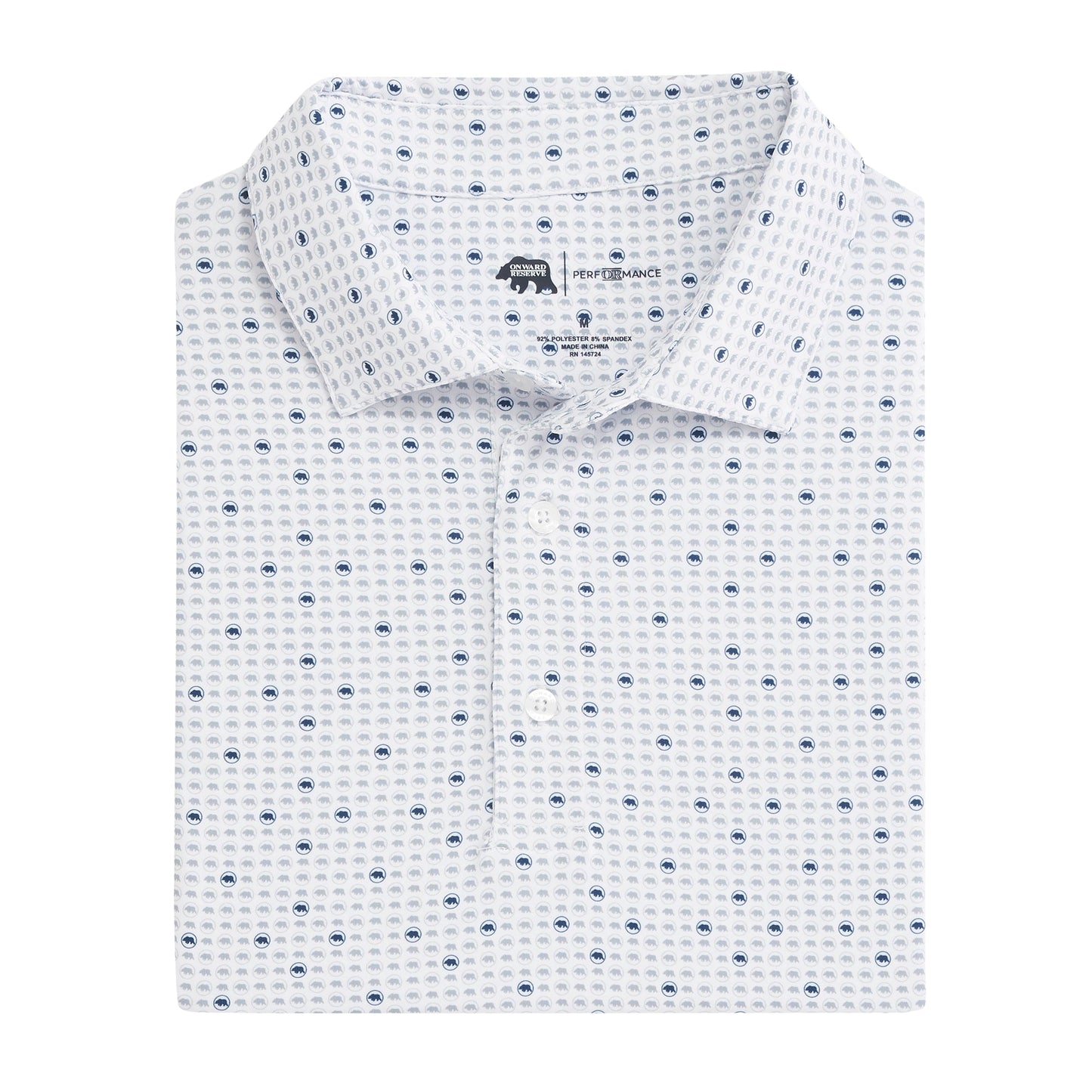 Onward Reserve Tour Logo Printed Performance Polo