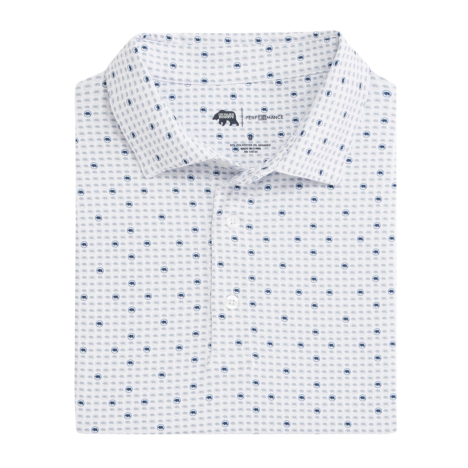 Onward Reserve Tour Logo Printed Performance Polo