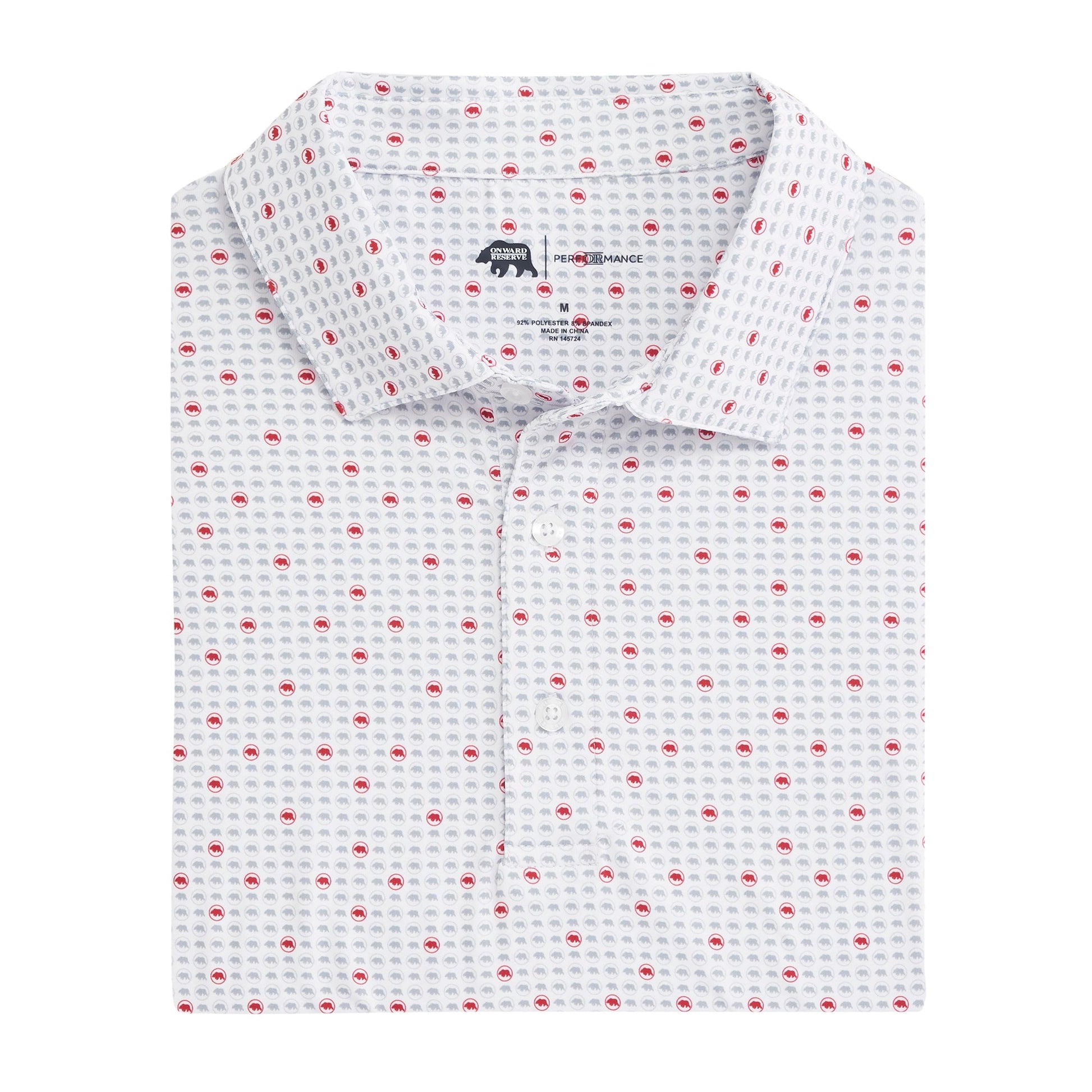 Onward Reserve Tour Logo Printed Performance Polo