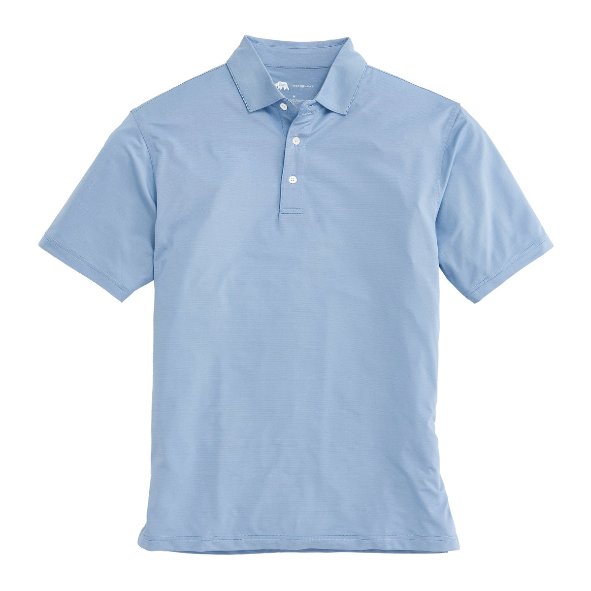 Onward Reserve Hairline Stripe Performance Polo - Sport Blue
