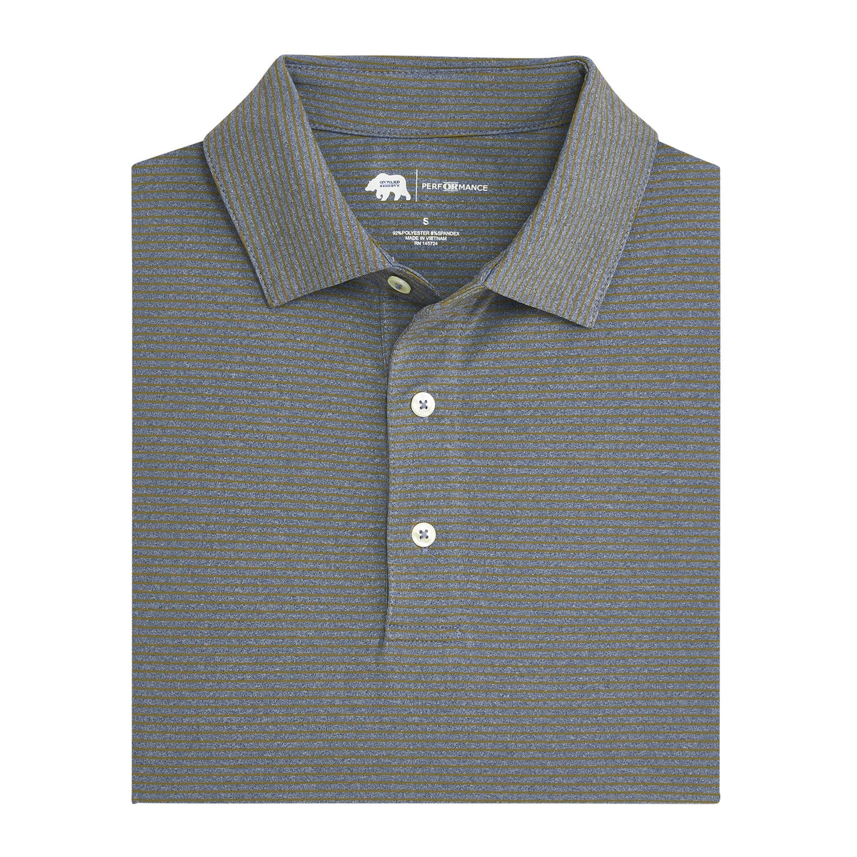 Onward Reserve Birdie Stripe Performance Polo