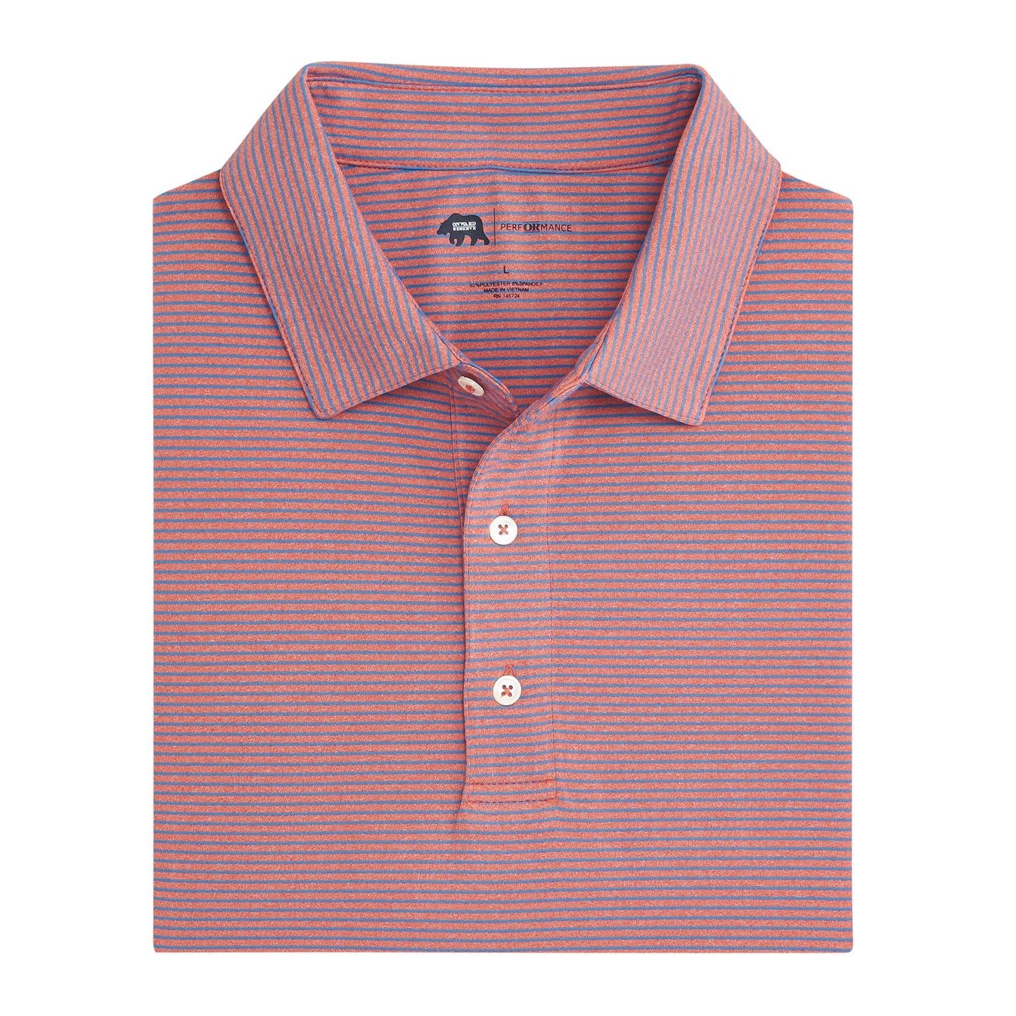 Onward Reserve Birdie Stripe Performance Polo