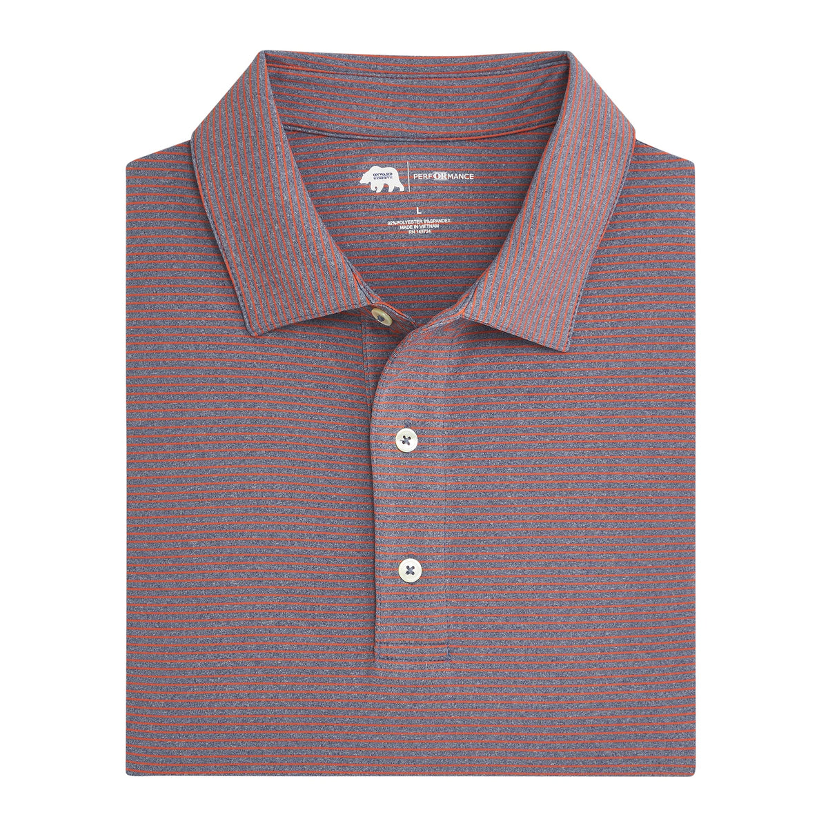 Onward Reserve Birdie Stripe Performance Polo