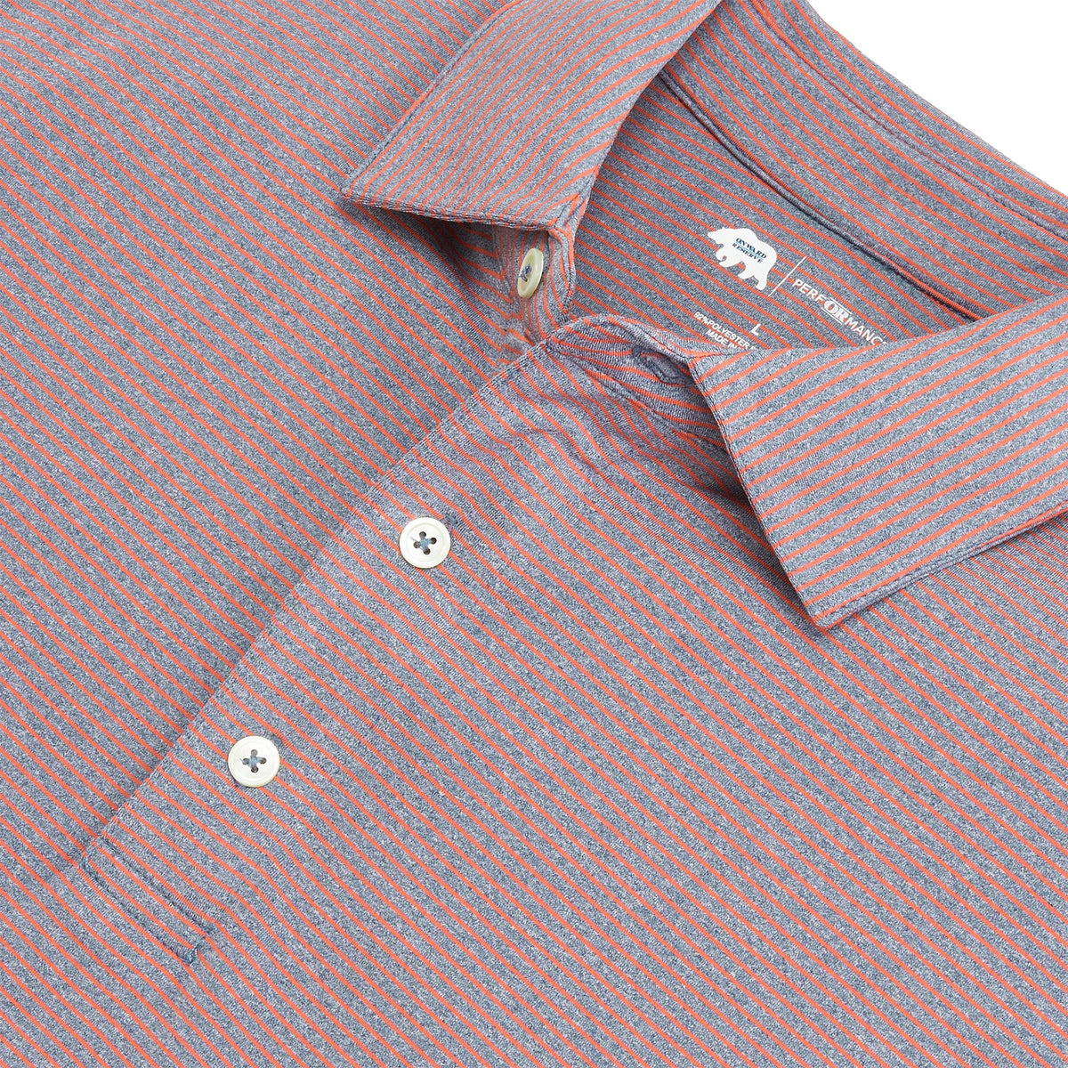 Onward Reserve Birdie Stripe Performance Polo