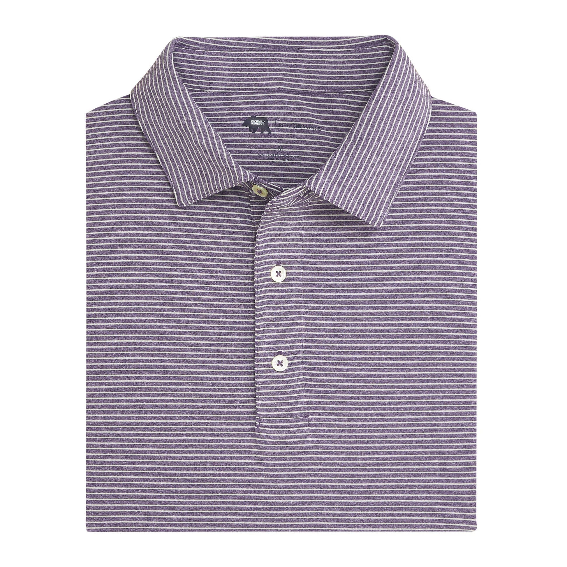 Onward Reserve Birdie Stripe Performance Polo