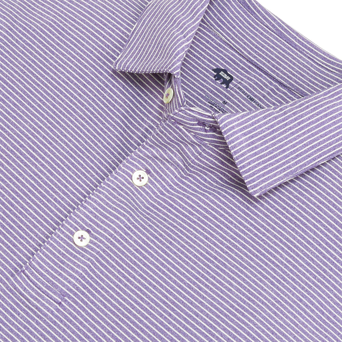 Onward Reserve Birdie Stripe Performance Polo