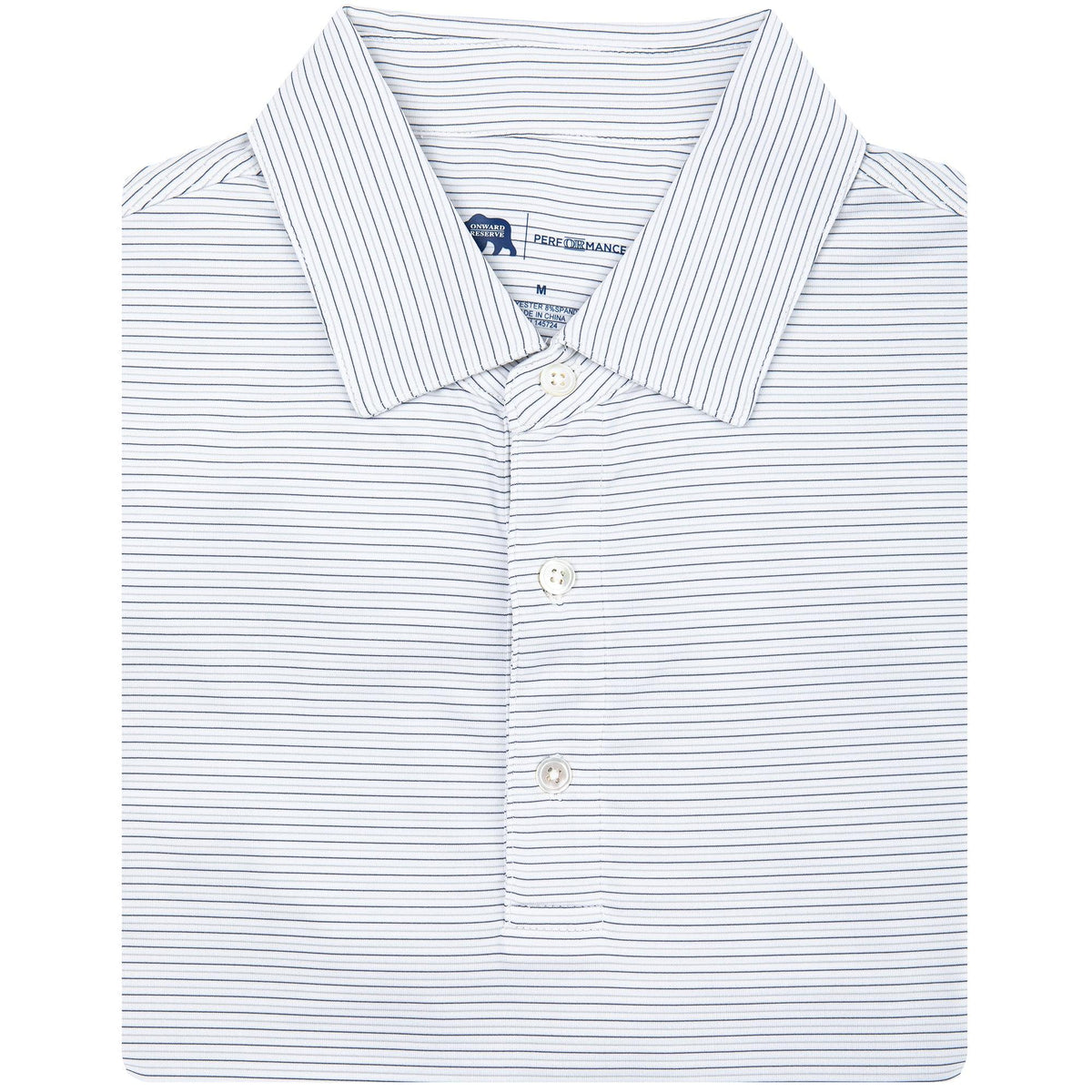 Onward Reserve Tour Stripe Performance Polo