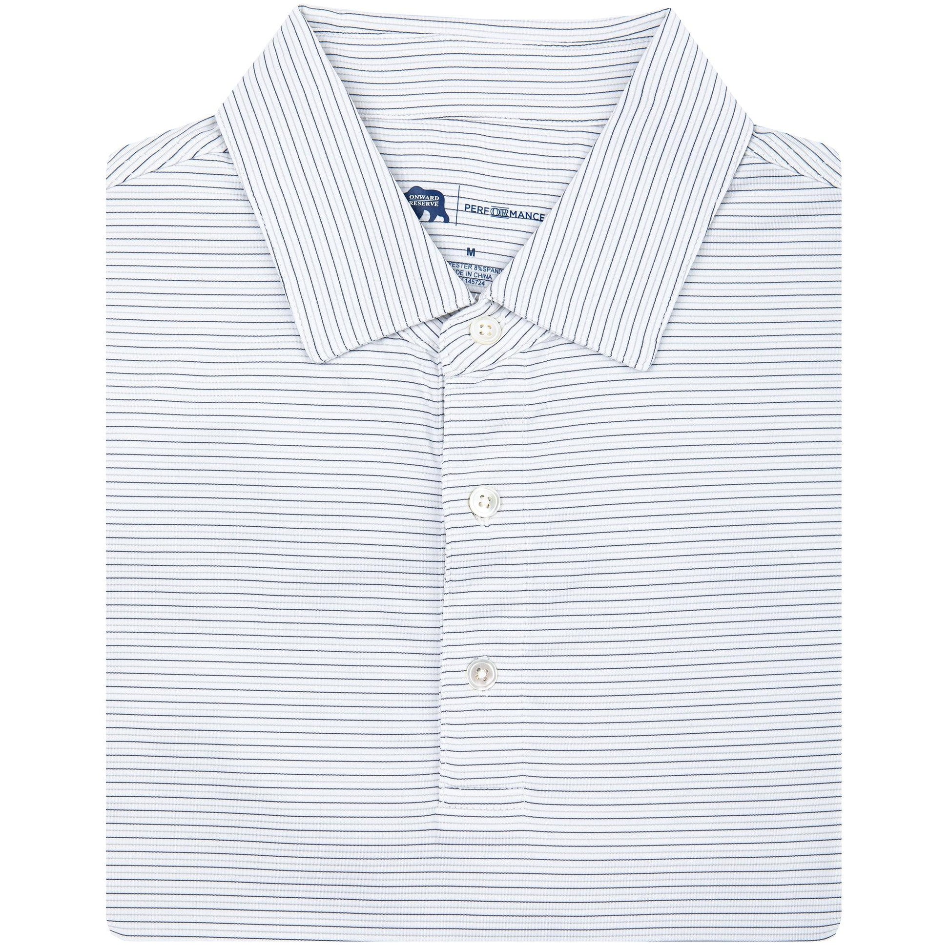 Onward Reserve Tour Stripe Performance Polo