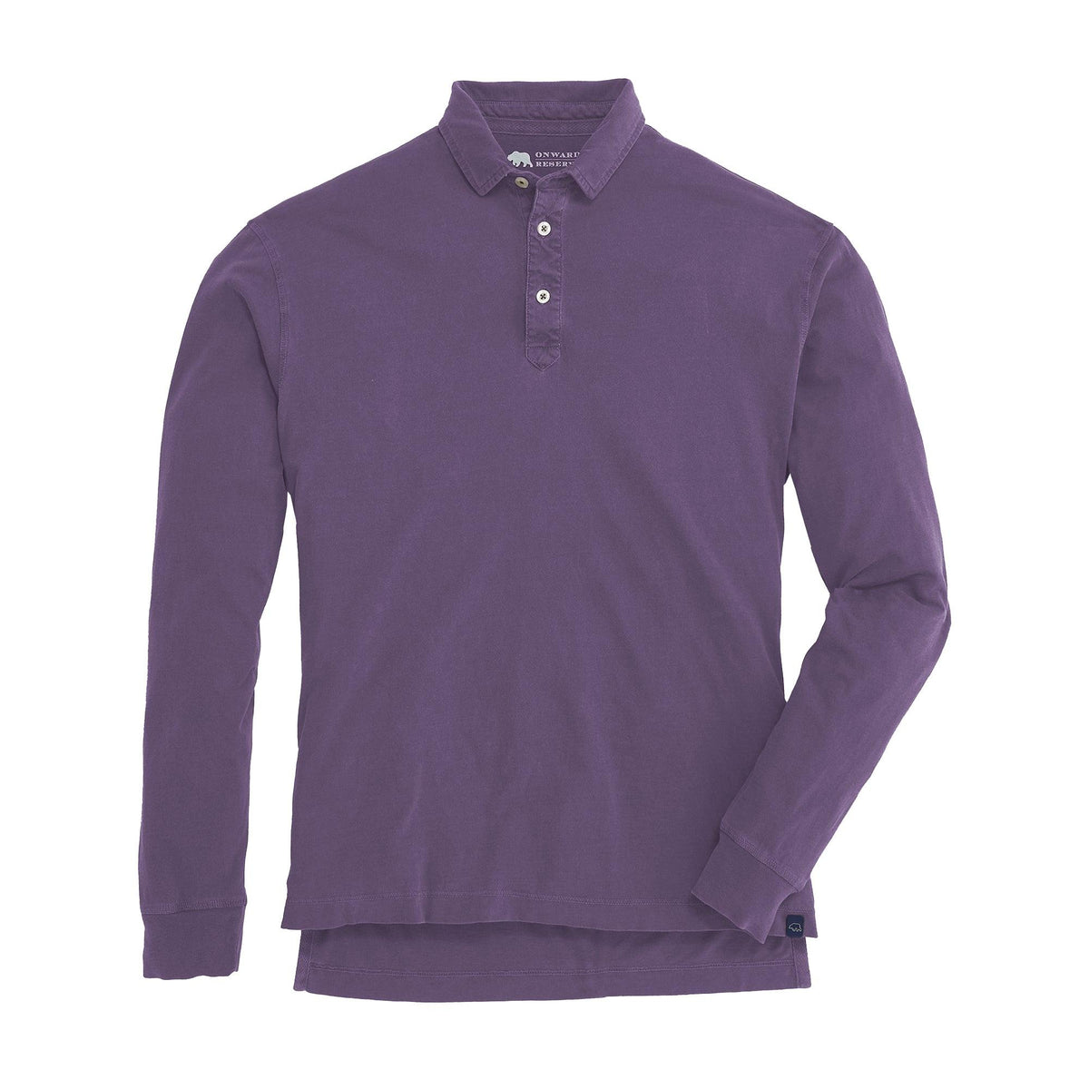 Onward Reserve Perry Long Sleeve Polo - Loganberry