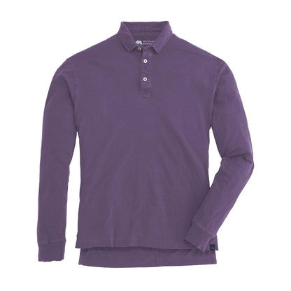 Onward Reserve Perry Long Sleeve Polo - Loganberry