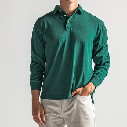 Onward Reserve Perry Long Sleeve Polo - Botanical Garden