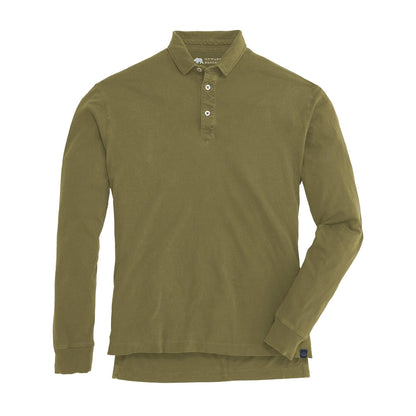 Onward Reserve Perry Long Sleeve Polo - Olive