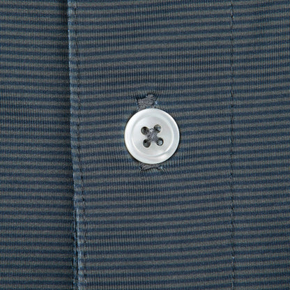 Onward Reserve Blade Stripe Performance Polo - Gunmetal/Collegiate Blue