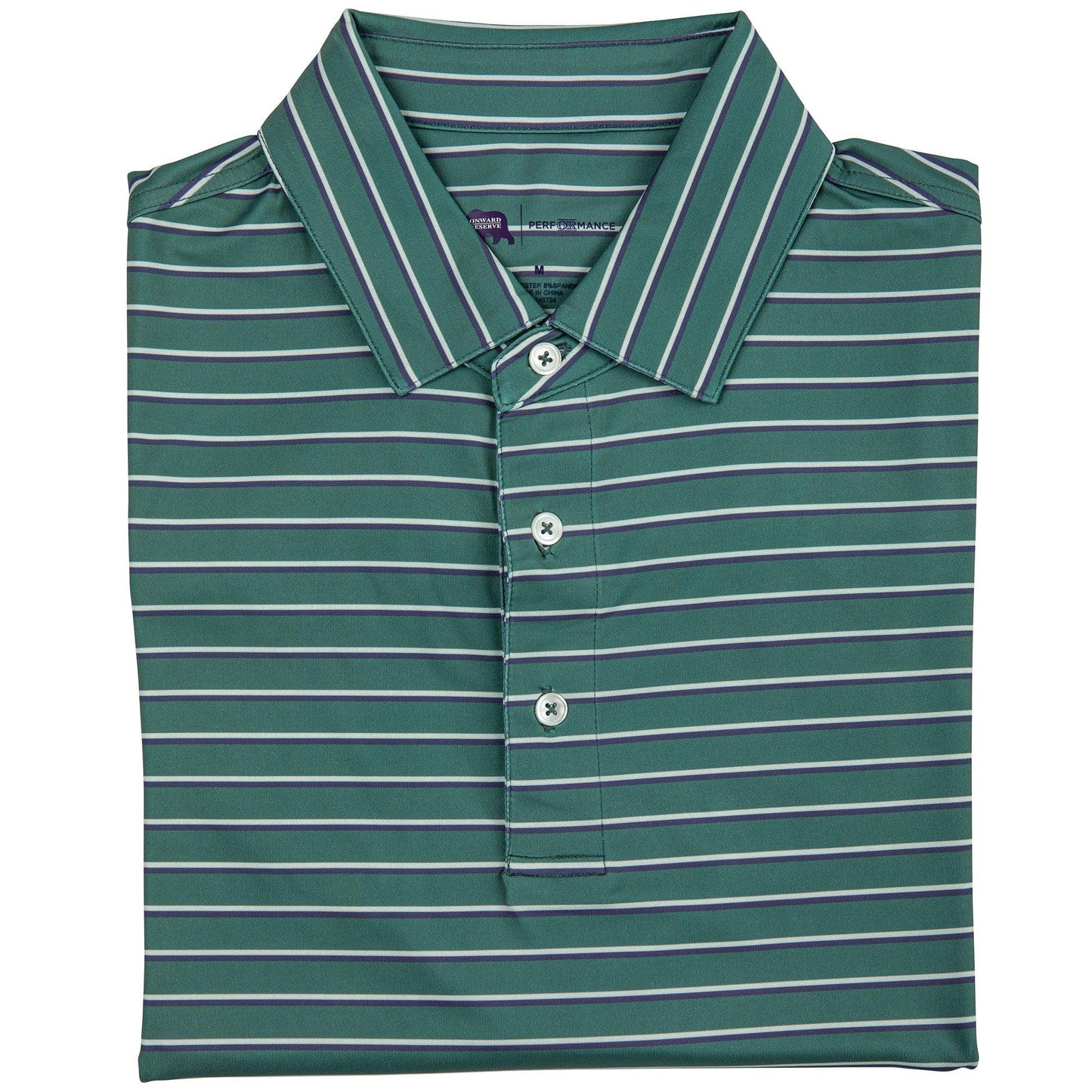 Onward Reserve Fairway Stripe Performance Polo