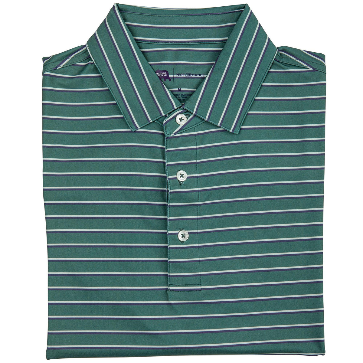 Onward Reserve Fairway Stripe Performance Polo